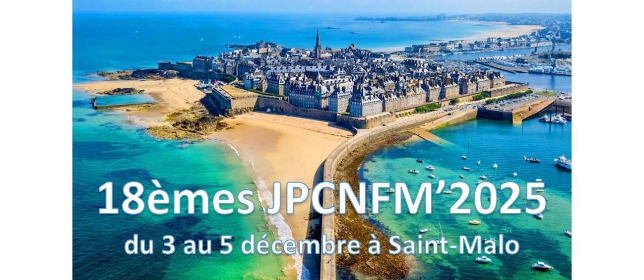 JPCNFM'2025 à Saint-Malo